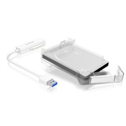 KIESZEŃ RAIDSONIC Icy Box-AC703-U3 Adapter kabel with protective a cover for 2.5" SATA hard disks to USB 3.0, blue Access LED
