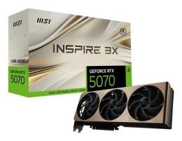 Karta graficzna MSI GeForce RTX 5070 12G INSPIRE 3X OC (DLSS 4, 3x DisplayPort, 1x HDMI 2.1)