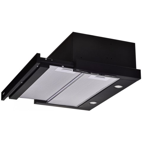 Okap teleskopowy AKPO WK-7 LIGHT ECO 50 CZARNY (podszafkowy)