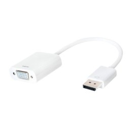 Logilink 15 pin HD D-Sub (HD-15) | żeński | 20 pin DisplayPort | męski | biały | 0,15 m