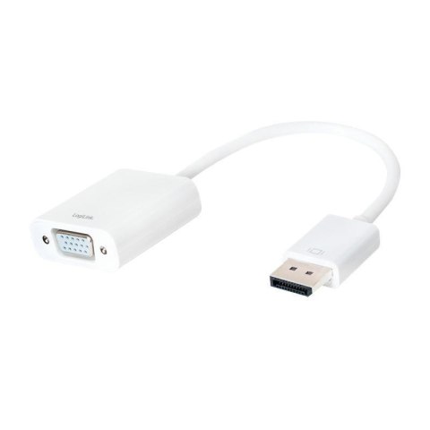 Logilink 15 pin HD D-Sub (HD-15) | żeński | 20 pin DisplayPort | męski | biały | 0,15 m