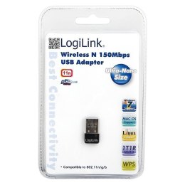 Logilink Wireless N150 Mbps, USB Adapter, Ultra Nano Size