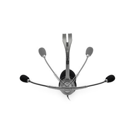 Logitech | Stereofoniczny zestaw słuchawkowy | H111 | Wbudowany mikrofon | 3,5 mm | Szary