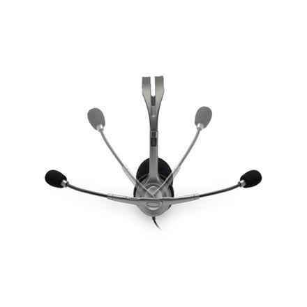 Logitech | Stereofoniczny zestaw słuchawkowy | H111 | Wbudowany mikrofon | 3,5 mm | Szary