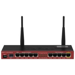 MikroTik RB2011UIAS-2HND-IN 10/100/1000 Mbit/s, Ethernet LAN (RJ-45) ports 10, 2.4GHz, Wi-Fi standards 802.11b, 802.11g, 80, Ant