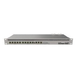 MikroTik Router Switch RB1100AHx4 Dude Edition 10/100/1000 Mbit/s, Ethernet LAN (RJ-45) ports 13, 2x M.2, 2x SATA3, Quad Core 1.