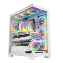 MODECOM OBUDOWA VOLCANO STELLAR PLUS ARGB MIDI 5F WHITE