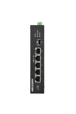 Hikvision DS-3E0106P-E/M łącza sieciowe Nie zarządzany Fast Ethernet (10/100) Obsługa PoE Niebieski