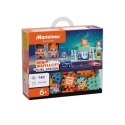 Klocki konstrukcyjne Marioinex Mini Waffle - City: Stacja paliw, 148 elementów