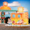Klocki konstrukcyjne Marioinex Mini Waffle - City: Stacja paliw, 148 elementów