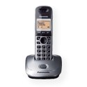 Panasonic | KX-TG2511FXM | Podświetlane przyciski | Wbudowany wyświetlacz | ID dzwoniącego | Czarny | Pojemność książki telefoni