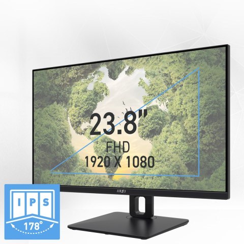 Monitor MSI Pro MP245PG 24 cali IPS FHD HDMI/DP Pivot - Płaski ekran - 61 cm