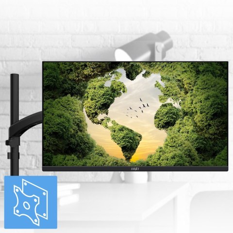 Monitor MSI Pro MP245PG 24 cali IPS FHD HDMI/DP Pivot - Płaski ekran - 61 cm