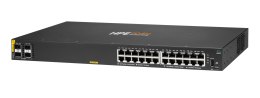 Aruba 6000 24G Class4 PoE 4SFP 370W Zarządzany L3 Gigabit Ethernet (10/100/1000) Obsługa PoE 1U