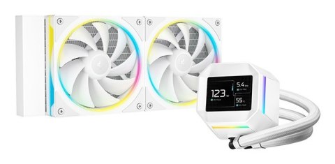 Chłodnica Wasserkühlung Deepcool LM240 Biała