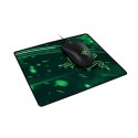 Razer Goliathus Speed Cosmic Small Gaming MYSZ Pad, 215 x 270 x 3 mm, Black/Green, Anti-slip rubber base
