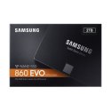 Samsung 860 EVO MZ-76E2T0B/EU 2000 GB, SSD form factor 2.5", SSD interface SATA, Write speed 520 MB/s, Read speed 550 MB/s