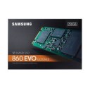 Samsung 860 EVO MZ-N6E250BW 250 GB, SSD form factor 2.5", SSD interface M.2, Write speed 520 MB/s, Read speed 550 MB/s