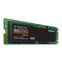 Samsung 860 EVO MZ-N6E500BW 500 GB, SSD form factor 2.5", SSD interface M.2, Write speed 520 MB/s, Read speed 550 MB/s