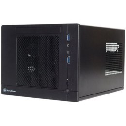 SilverStone Sugo 05 Computer chassis USB 3.0 x2, Mic x1, Spk x1, black, SFF, Power supply included No