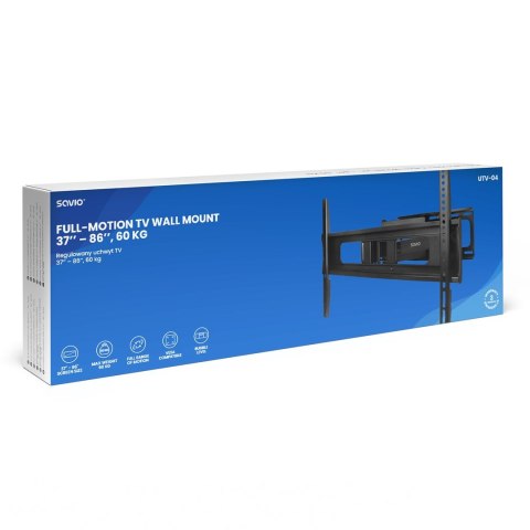 SAVIO REGULOWANY UCHWYT TV UTV-04 37''- 86'' 60 KG