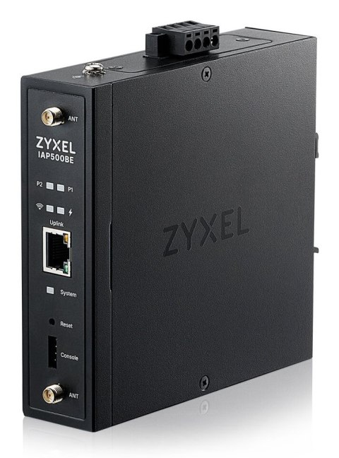 Access Point Wi-Fi 7 Zyxel IAP500BE-EU0101F BE5000, Dual Radio 2x2 MU-MIMO, PoE+ (802.3at), Industrial AP, montaż DIN Rail , Sta