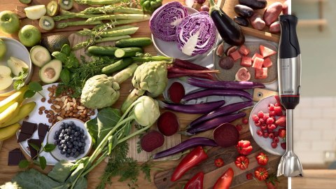 Blender ręczny Bosch MSM6M621 Serie 6 ErgoMaster (1000W; czarny)