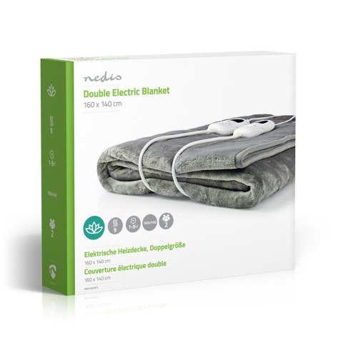 Koc elektryczny Nedis 160x140cm PEBL130CWT2