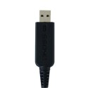 Koss SB45 USB Zestaw słuchawkowy Przewodowa Opaska na głowę Biuro/centrum telefoniczne Czarny, Srebrny