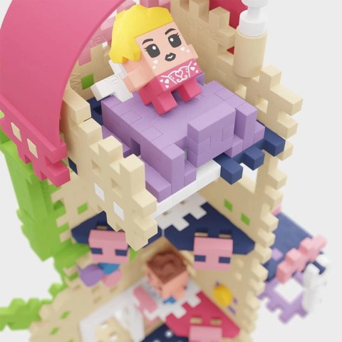 Klocki konstrukcyjne Marioinex Mini Waffle - Princess: Wieża Fantazji, 148 elementów
