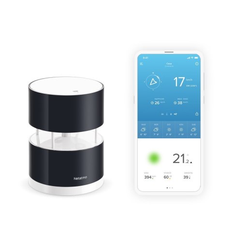 Netatmo Wind Gauge Czujnik środowiskowy dla inteligentnego domu Bezprzewodowy