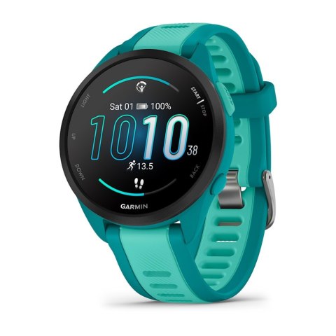 Zegarek Garmin Forerunner 165 Music, 43mm AMOLED Turquoise Aqua