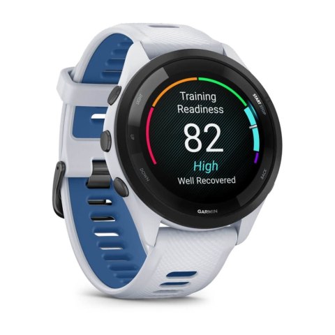 Zegarek Garmin Forerunner 265, 46mm AMOLED Mleczny Kwarc