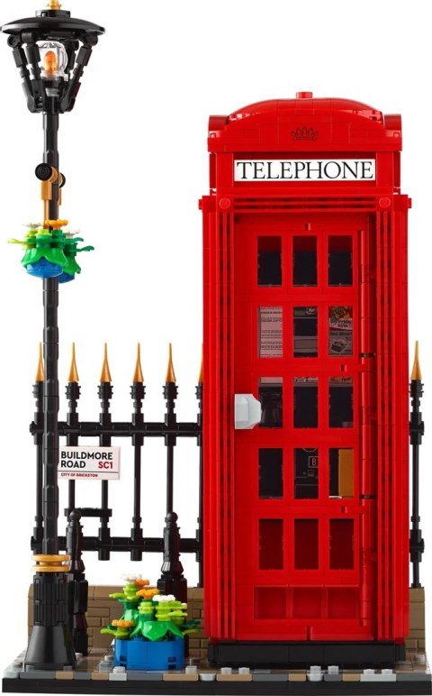 Lego 21347 Ideas - Czerwona londyńska budka telefoniczna