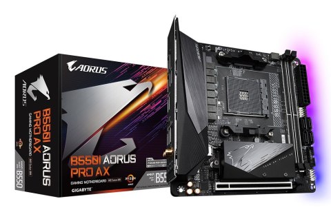 Gigabyte B550I AORUS PRO AX płyta główna AMD B550 AM4 socket Mini-ITX