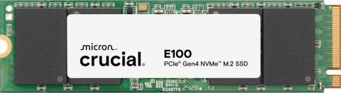 Dysk SSD Crucial E100 NVMe, PCIe 4.0 M.2 Typ 2280, - 1 TB, luzem