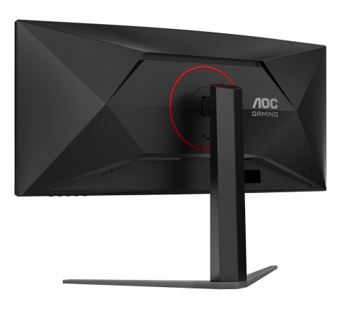 Monitor AOC CU34G4Z 34-calowy, Szybkie VA, WQHD 21:9, 240 Hz, 1 ms, 3440 x 1440 pikseli, 450 cd/m2, ilość portów HDMI: 2, kolor 