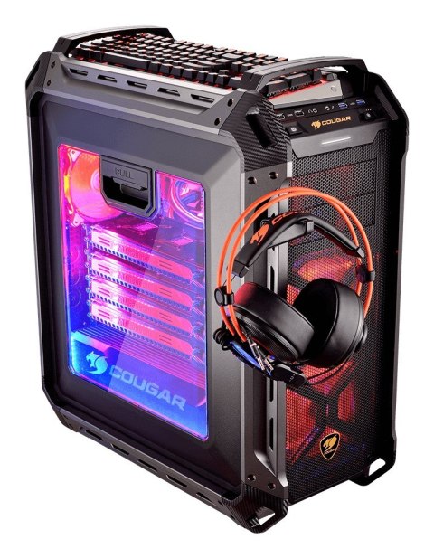 Obudowa komputerowa COUGAR Gaming Panzer Max Full Tower, PC, ATX, CEB, EATX, micro ATX, Mini-ITX, Gaming, 17 cm
