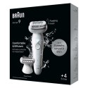 Depilator Braun Silk-épil 9 9-041, Srebrny, 40 pęset, MicroGrip, Bateria, 100 - 240 V, 50/60 Hz