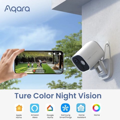 Aqara Camera Hub G5 Pro Wi-Fi Biała | Kamera IP | 1520p, Zigbee, CH-C07DW