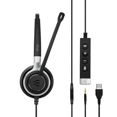 Zestaw słuchawkowy Sennheiser EPOS Impact SC 660 ANC USB Stereo On-Ear