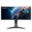 GIGABYTE MO34WQC monitor komputerowy 86,4 cm (34") 3440 x 1440 px Wide Quad HD OLED Czarny