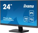 Iiyama ProLite XU2493HSU-B7 monitor komputerowy 60,5 cm (23.8") 1920 x 1080 px Full HD LED Czarny