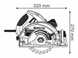 PILARKA TARCZOWA GKS 65 GCE 0601668901 BOSCH