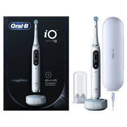 Szczoteczka do zębów ORAL-B iO Series 10 Stardust White elektryczna + ładowarka iO Sense Biały
