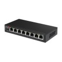 Edimax GS-5008E łącza sieciowe Zarządzany Gigabit Ethernet (10/100/1000) Czarny
