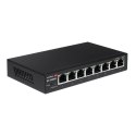 Edimax GS-5008E łącza sieciowe Zarządzany Gigabit Ethernet (10/100/1000) Czarny