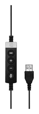 EPOS IMPACT SC 260 USB MS II Zestaw słuchawkowy Przewodowa Opaska na głowę Biuro/centrum telefoniczne USB Typu-A Czarny