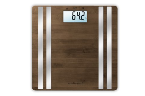 Waga analityczna Connect Medisana BS 552 do 180 kg |VitaDock | do 8 użytkowników | bambus