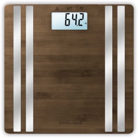 Waga analityczna Connect Medisana BS 552 do 180 kg |VitaDock | do 8 użytkowników | bambus
